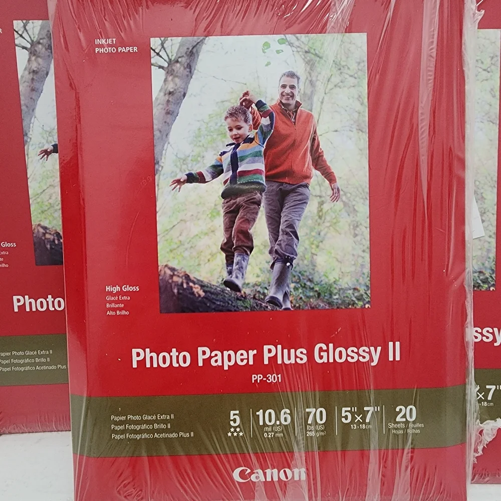 Photo paper lot 5x7 Canon Gloss